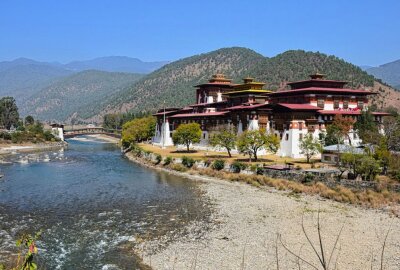 Lugauer Weltenbummler André Carlowitz berichtet über eine Reise nach Asien - Bhutan ist eines der friedlichsten Länder der Erde. Foto: A. Carlowitz