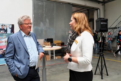 Makerz Woche der offenen Unternehmen ist gestartet - Matthias Lißke im Gepräch mit Ilka Marx. Foto: Ilka Ruck