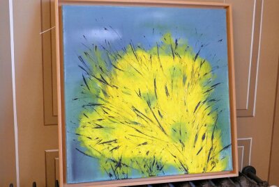 Maler wecken mitten im Erzgebirge Ostsee-Gefühle - Vom Gelb des Ginsters sind die Zschopauer Maler besonders fasziniert. Foto: Andreas Bauer