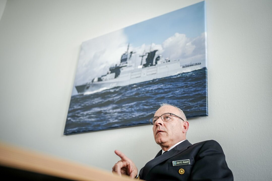 Marine-Inspekteur: Weitere Fregatten "absolut erforderlich" - Vizeadmiral Jan Christian Kaack: "Ich bin mir da mit dem Minister einig, denn wir müssen jetzt in die Flotte der Zukunft investieren."