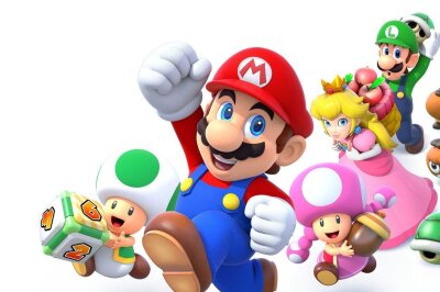 Mario, immer wieder Mario: Die bekannteste Figur der Gaming-Welt im Wandel der Zeit - Mario als Gastgeber: Seit 1998 steigen immer wieder seine "Party"-Runden - eine launige Kombination aus Brett- und Minispiel-Sammlung.