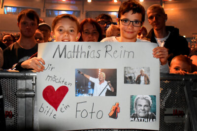 Franz und Jason waren beide erstmals auf einem Matthias Reim-Konzert. Foto: Maik Bohn Pixelmobil