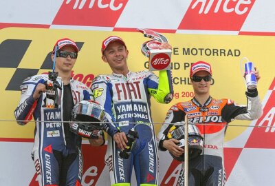 Meilenstein in der Geschichte: Der 1.000 Grand Prix - Valentino Rossi gewann 2009 seinen neunten und letzten WM-Titel. Foto: Thorsten Horn