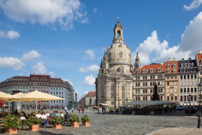 Meine Tipps für deinen Ausflug nach Dresden - Die Frauenkirche ist eines der Touristenziele in Dresden.