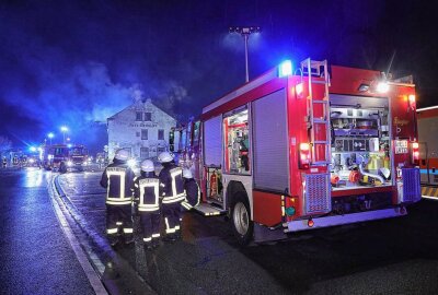 Meißen: Brand eines Gasthofes in Wölkisch aufgeklärt - Bei dem Brand auf dem Gasthof entstand ein Schaden in Höhe von 100.000 Euro. Foto: Roland Halkasch