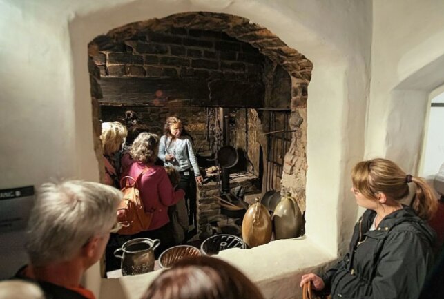 Metallhand und eine Geige aus Zinn sind zu sehen - Ein Blick in die Ausstellung. Foto: Gregor Lorenz/Stadt Zwickau 