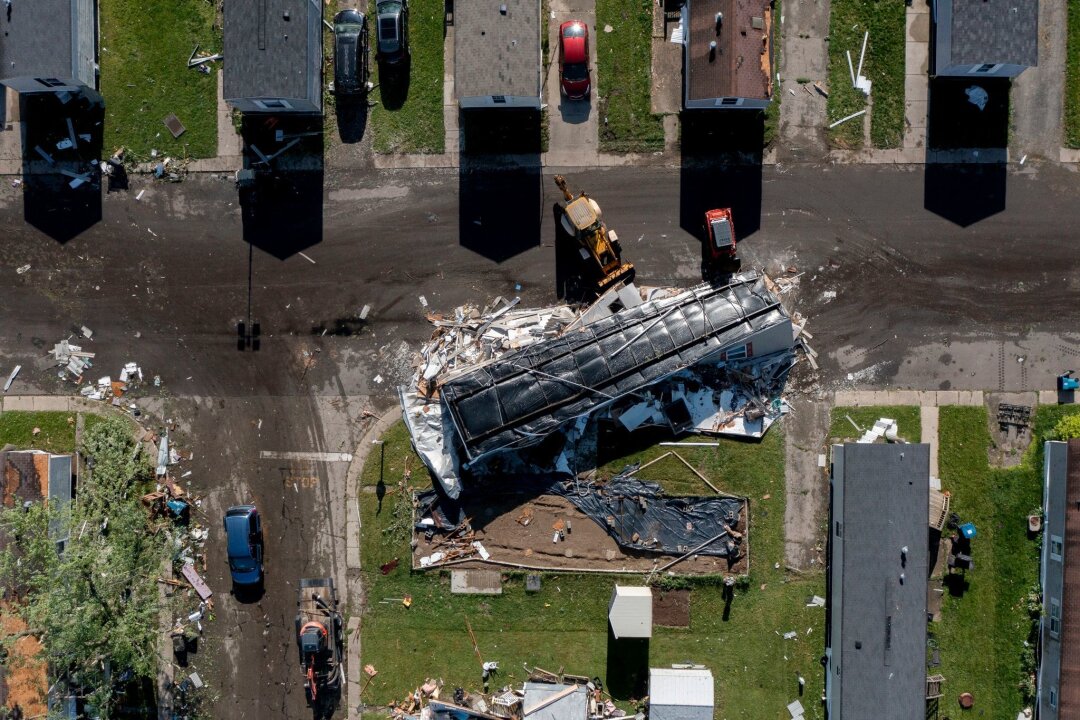 Mindestens drei Tote durch Tornados in den USA - Im US-Bundesstaat Michigan hat ein Tornado Spuren hinterlassen.