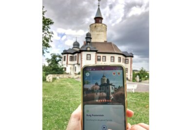 So wird Burg Posterstein in der neuen, kostenlosen App "signseeing" präsentiert. Foto: Burg Posterstein