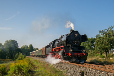 Mit Volldampf am 4. Oktober zum Bahnhofsfest - Der Sonderzug fährt von Chemnitz nach Stollberg.