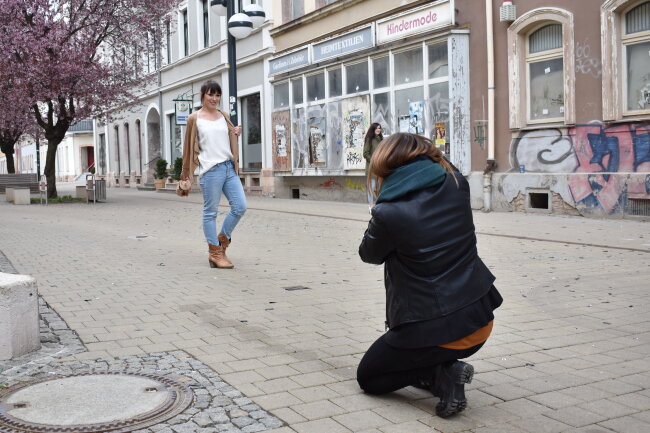 Die Fotografin Anastasia Krachkovska positionierte die Models vor ihrer Kamera. 