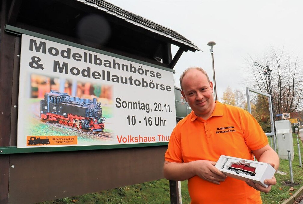 Modellbahn- & Modellautobörse startet in Thum - René Dippmann und sein Team laden herzlich ein. Foto: Ilka Ruck