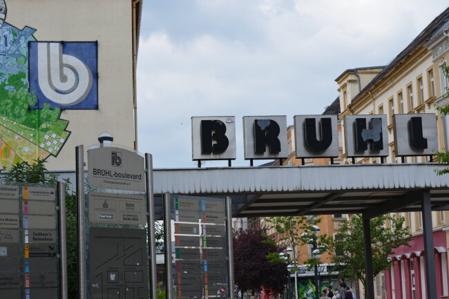 Der Brühl in Chemnitz.