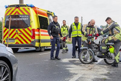 Eine 17-jährige Mopedfahrerin wurde bei einem Unfall schwer verletzt. Foto: Andreas Kretschel