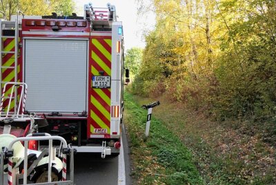 Motorradfahrer in Grimma verunfallt - Am Sonntagnachmittag verunfallte ein Motorradfahrer. Foto: Sören Müller