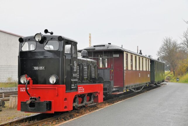 Die Museumsbahn Schönheide hat die restlichen drei Fahrttage für dieses Jahr abgesagt - auch den Dieselfahrt. Foto: Ralf Wendland