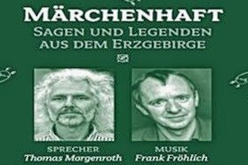 Frank Fröhlich und Thomas Morgenroth laden zur musikalischen Lesung ins Kulturzentrum Erzhammer ein. Foto: Pressebild