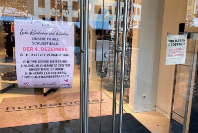 Nach 15 Jahren: Modegeschäft in Chemnitzer City macht dicht - Hunkemöller in der City ist ab heute geschlossen. Fotos: Steffi Hofmann