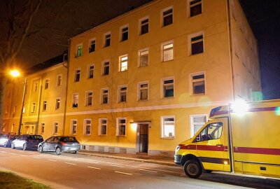 Nach Bedrohung mit Schusswaffe: Polizei nimmt Mann in Chemnitz fest - Die Einsatzstelle in der Frankenberger Straße. Foto: Harry Härtel