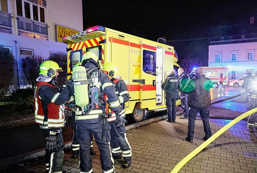 Nach Brand in Clausewitzstraße: 40-Jährige verletzt - Wohnungsbrand in Chemnitz. Foto: Harry Härtel