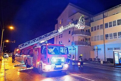 Nach Brand in Clausewitzstraße: 40-Jährige verletzt - Wohnungsbrand in Chemnitz. Foto: Harry Härtel