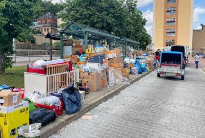 Nach Flutkatastrophe im Westen: Rührige Mittelsachsen organisieren Hilfstransport - Auch in Augustusburg war die Welle der Hilfsbereitschaft riesig. Foto: privat