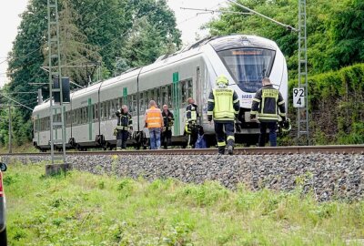 Nach tödlichem Zugunfall in Chemnitz: Bahnstrecke wieder frei - Bei einem Zugunfall kam eine Person ums Leben. Foto: Harry Haertel