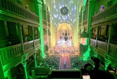 Nacht der erleuchteten Kirche in Eibenstock - Die Fröhlichen Harmonikaspatzen sind bei der Nacht der erleuchteten Kirche in Eibenstock zu erleben. Foto: Ralf Wendland