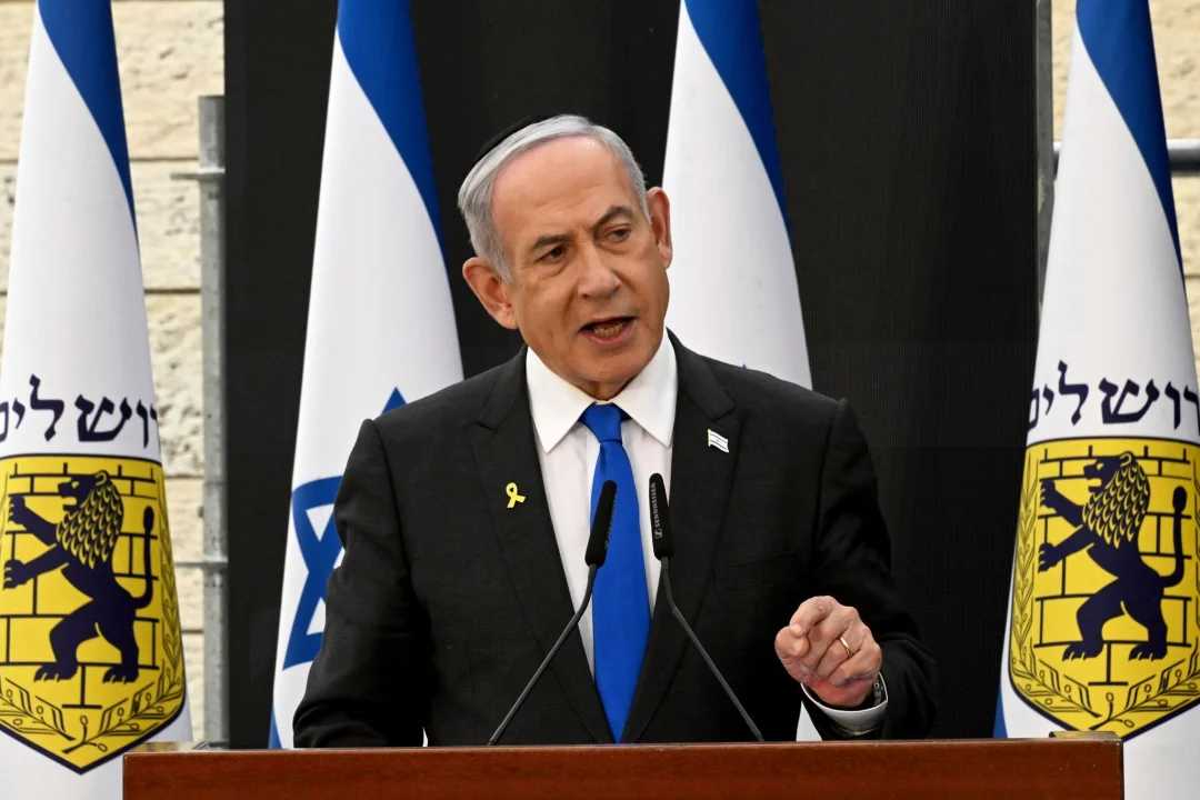 Netanjahu: Existenzkampf gegen "Hamas-Monster" - Israels Premierminister Benjamin Netanjahu zeigt sich entschlossen im Gaza-Krieg.