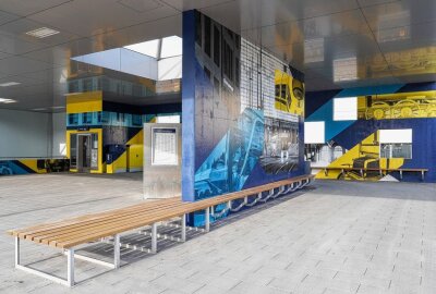 Neue Graffiti-Motive am Hauptbahnhof - Neue Graffiti am Hauptbahnhof Chemnitz. Foto: Philipp Köhler, Stadt Chemnitz