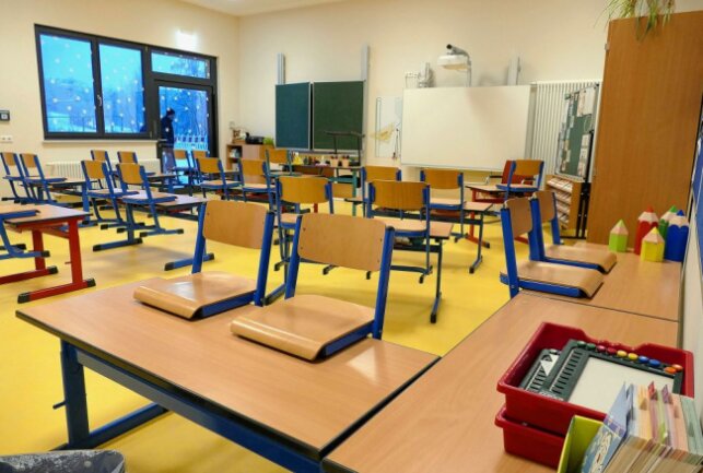 Neue Grünhainichener Grundschule feierlich eingeweiht - So sehen die Klassenzimmer im Neubau aus. Foto: Andreas Bauer