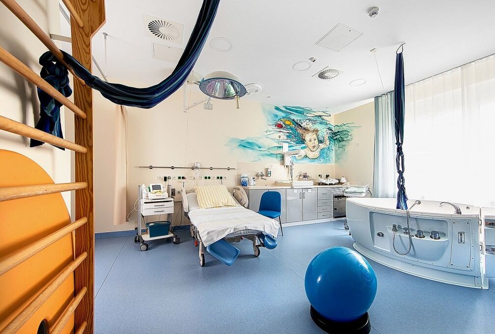 Drei neue Kreißsäle wurden für eine viertel Million Euro im Helios-Vogtland-Klinikum Plauen renoviert. Foto: Vogtlandklinikum