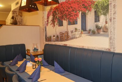 Neueröffnung: Griechisches Traditionslokal in Zwickau hat wieder einen Pächter - Das  Restaurant ist gemütlich eingerichtet.  Foto: Mario Dudacy