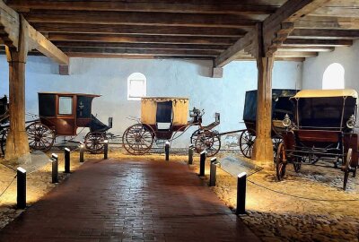 Neues Kutschenmuseum auf Schloss Augustusburg ab 2024 - Das Kutschenmuseum wird saniert. Foto: Maik Bohn/pixelmobil