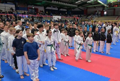 Nickelhütte-Turnier mit 176 Teilnehmern - Beim Nickelhütte-Turnier waren 176 Taekwondo-Sportlern aus 23 Vereinen am Start. Foto: Ralf Wendland