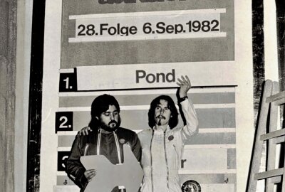 Ostdeutsche Elektronik-Rock-Legende kommt nach Frankenberg - Mit "Planetenwind" erfolgreich: Paule Fuchs (l.) im Jahr 1982. Foto: Pond/Repro Knut Berger