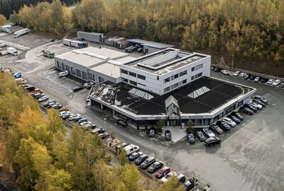 Paukenschlag: Autohaus Exner kommt nach Plauen - Luftaufnahme Aue. Foto: AVAG