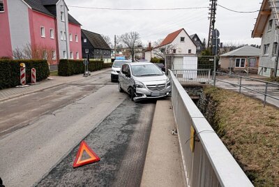 Person bei Unfall in Klaffenbach verletzt - Am Donnerstagmittwoch kam es zu einem Unfall in Chemnitz Klaffenbach mit einer verletzten Person. Foto: Harry Härtel