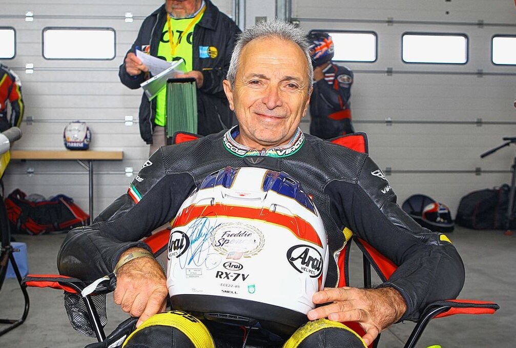 Pierpaolo Bianchi wird 70 Jahre alt - Pierpaolo Bianchi war 2018 einer der Stargäste bei der ADAXC Sachsenring Classic. Foto: Thorsten Horn