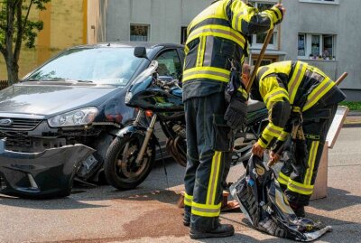 Am Samstag kam es gegen 11.20 Uhr zu einem Unfall zwischen einem PKW und einem Motorrad. Foto: xcitepress