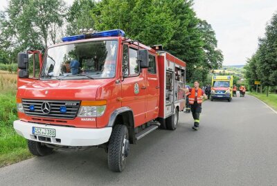 PKW überschlägt sich: Verletzter nach Unfall in Neustädtel - PKW überschlägt sich: Verletzter nach Unfall in Neustädtel. (Foto: Niko Mutschmann)