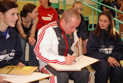 Plauener Christian Bahmann ist Nationaltrainer der Schweiz - Ein schöner Bilderrück-BLICK in die Jahre 2003 und 2004. Fotos: Karsten Repert