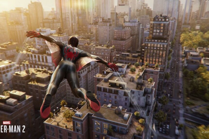 PlayStation Showcase zeigt neue Hardware, "Spider-Man 2" und das Bungie-Spiel "Marathon" - Nur fliegen ist schöner: "Marvel's Spider-Man 2" erscheint zunächst exklusiv für PS5.