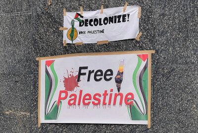 Pro-Palästina-Demo in Chemnitz - Pro-Palästina-Demo in Chemnitz. Foto: Harry Härtel
