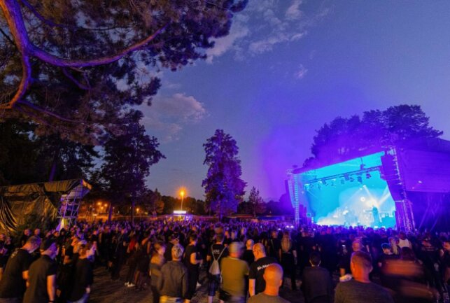 Der Gründelpark präsentierte sich wieder als Festivalgelände mit viel Flair. Foto: Markus Pfeifer