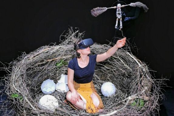 Puppentheater erschafft virtuelle Welten - Das neue Projekt ist eine Mischung aus Kino, Computerspiel und Theater. Foto: Puppentheater Zwickau