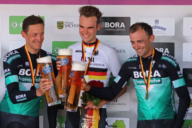 Am Sonntag fanden auf dem Sachsenring die Deutschen Meisterschaften im Straßenradsport statt.