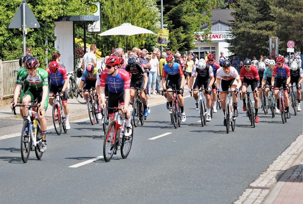 Radteam nutzt Heimvorteil in Hainichen - In Hainichen fand das 11. Wolfram-Lindner-Gedächtnisrennen statt. Foto: Knut Berger