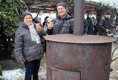 Riesen-Stollenfest: Sächsische Bäcker vereinen sich in Blockhausen - Wärme von innen und außen. Foto: Renate Fischer