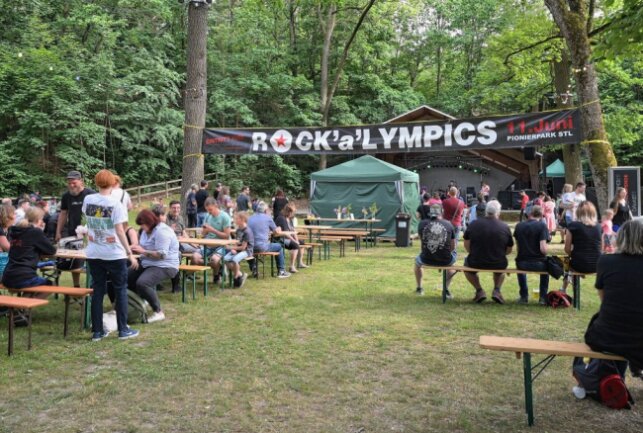 Das Rock'a'lympics Open Air hat im Stollberger Pionierpark stattgefunden. Foto: Ralf Wendland