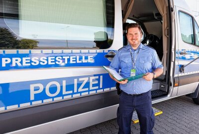 Sachsenring: Polizei und Retter ziehen positives Fazit - Christian Schünemann, Pressesprecher der Polizei. Foto: Marcus Pfeifer